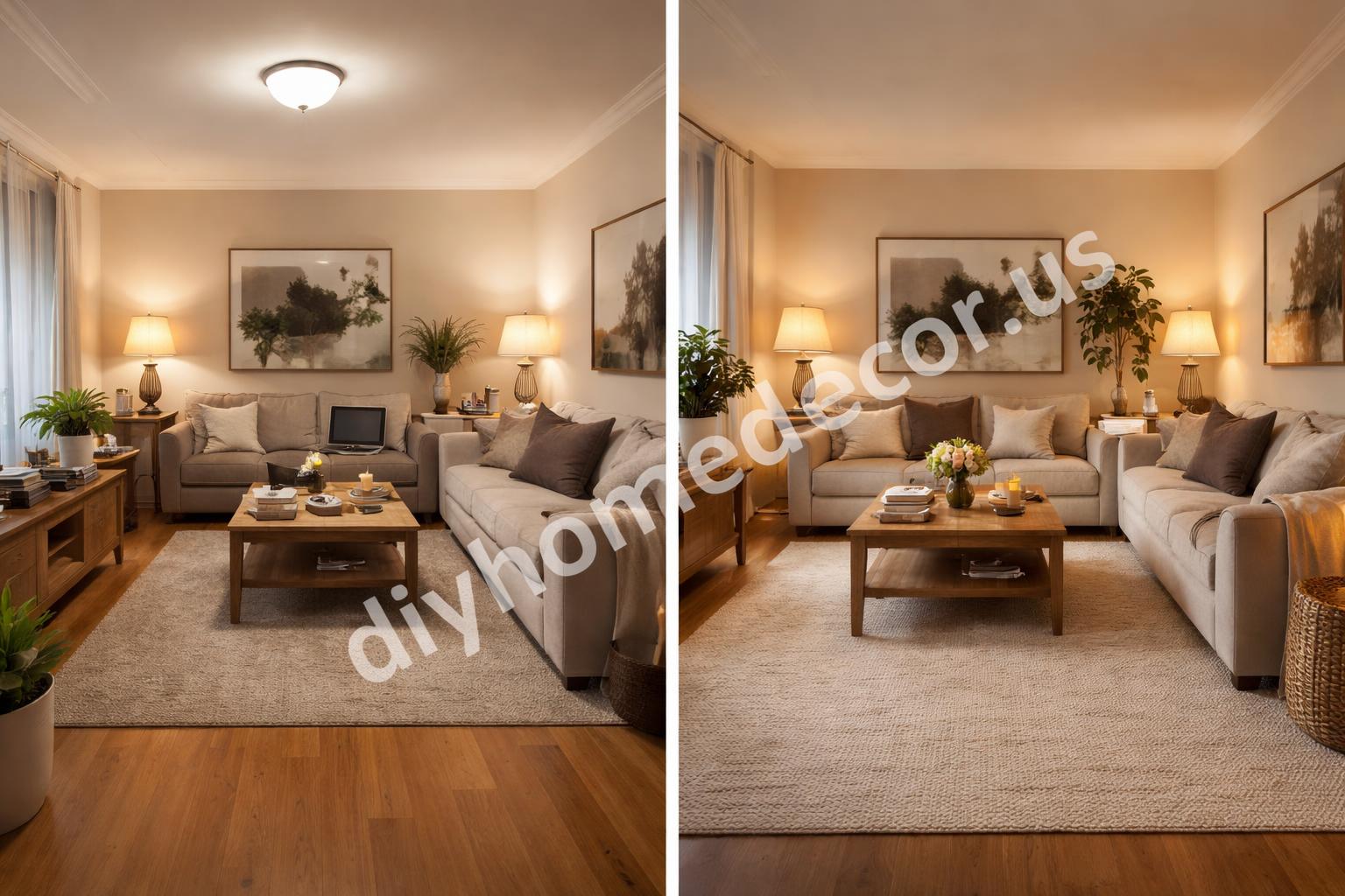 Common living room decor mistakes comparison