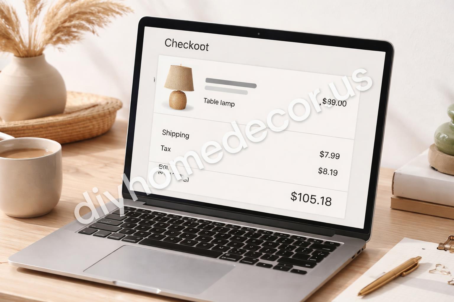 Final checkout price vs listed price