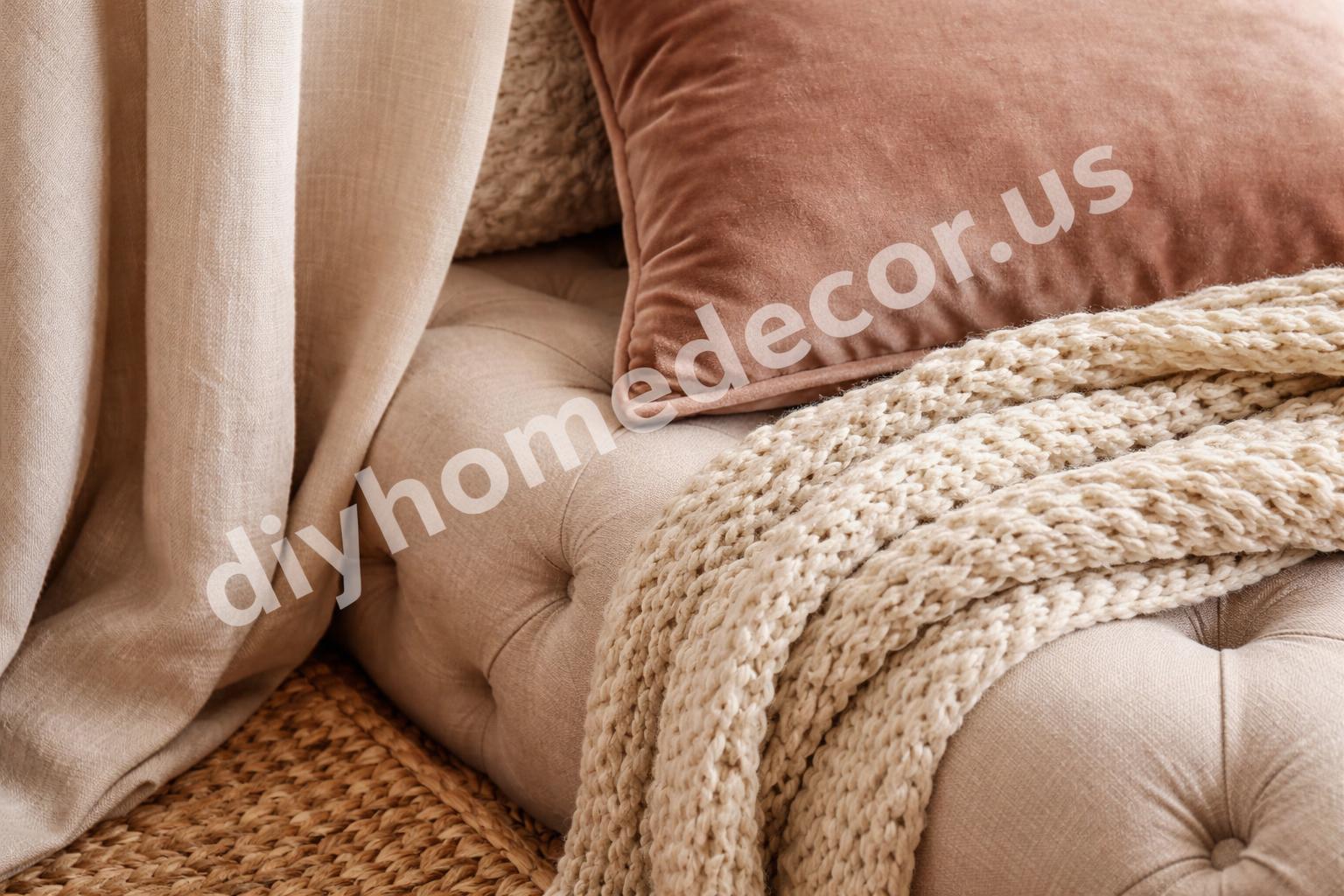 Romantic bedroom texture details