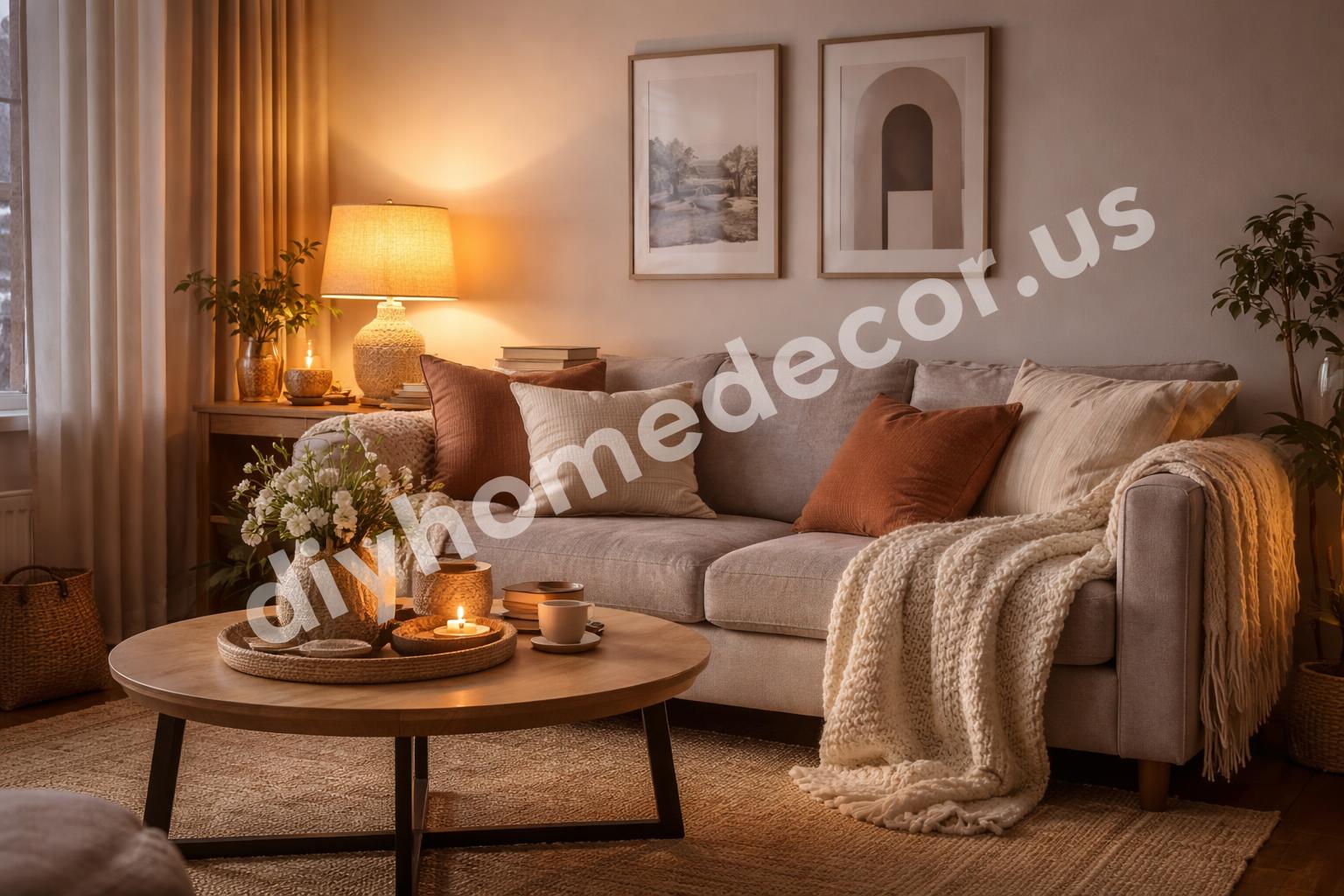 Styling budget decor with texture and lighting